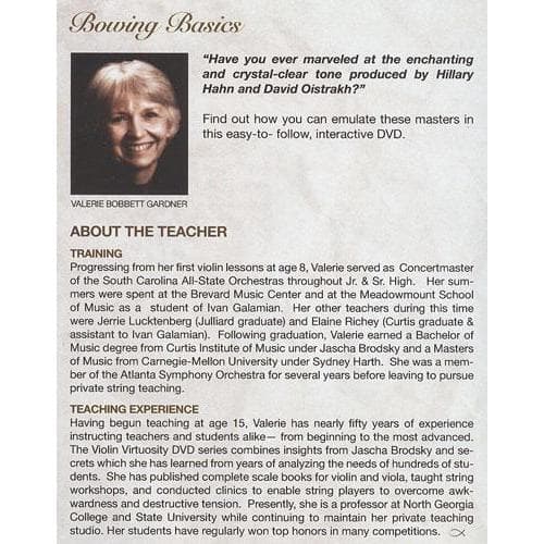 Building Blocks of Violin Virtuosity