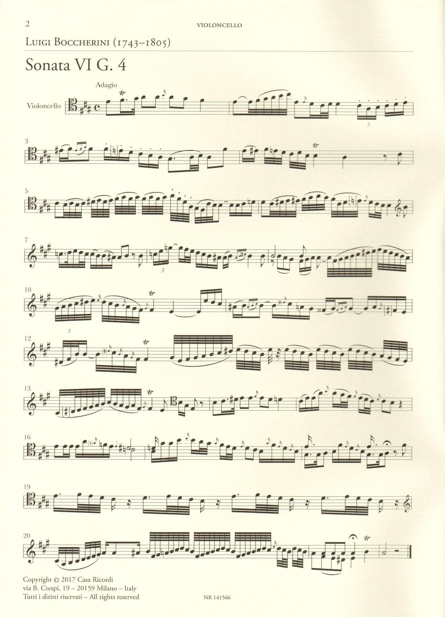 10 Italian Sonatas for Cello and Piano