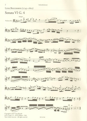 10 Italian Sonatas for Cello and Piano