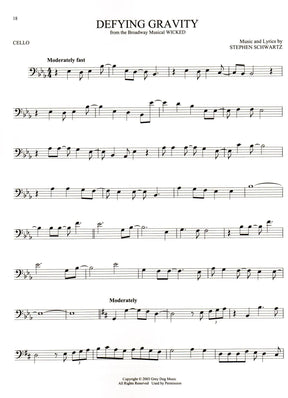 101 Broadway Songs for Cello