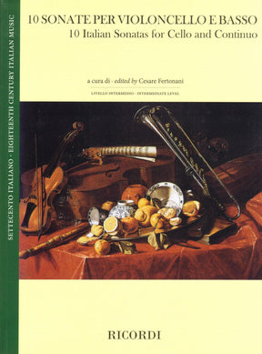 10 Italian Sonatas for Cello and Piano