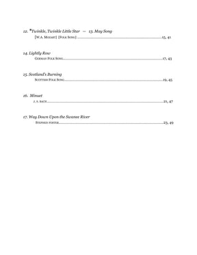 Yasuda, Martha - Favorite Melodies: Double Stop Solos and Duets for Violin, Volume I - Digital Download