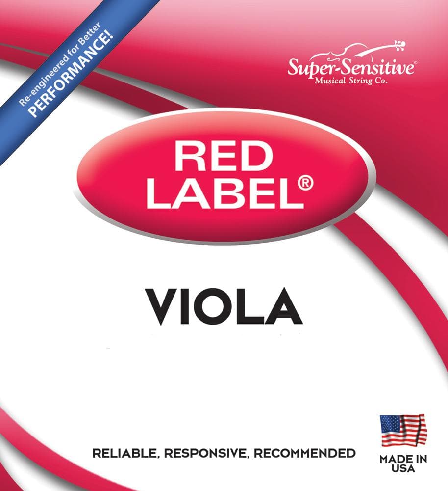 Super-Sensitive Red Label Viola String Set - 14