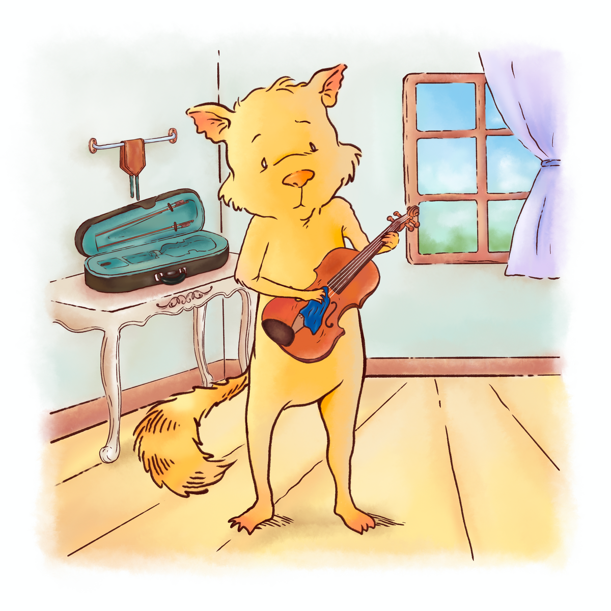 Tip #4 Pokko Cleaning Rosin Part of String